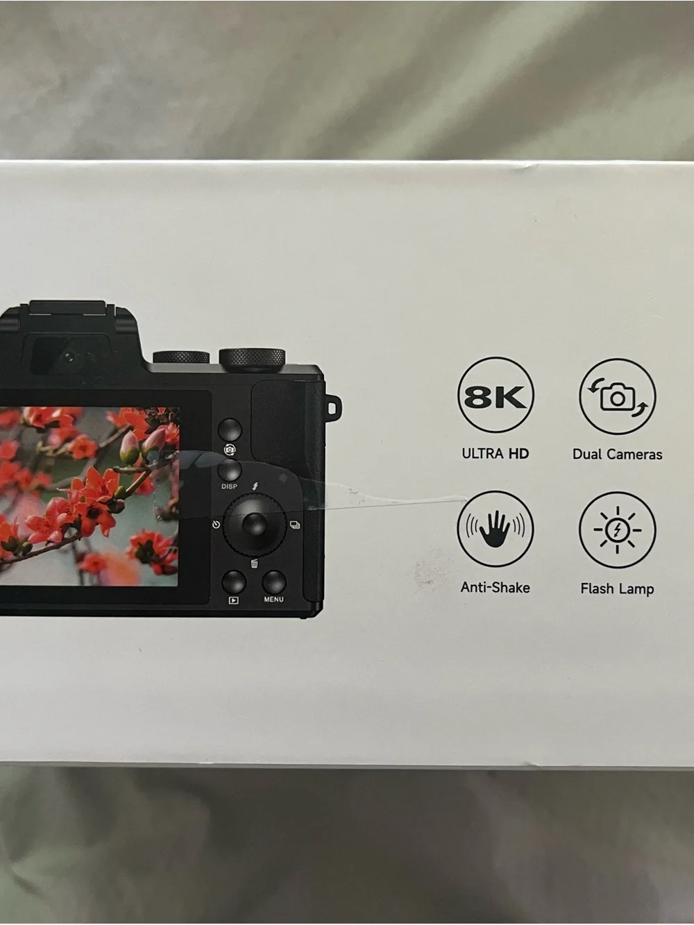 8K Ultra HD Digital Camera DC226 - Black
